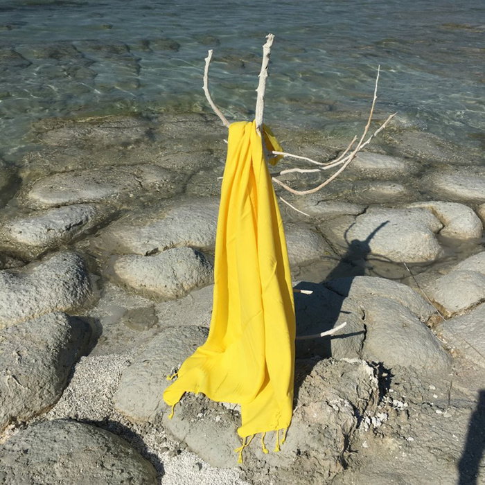 Mijölnir Sultan - Toalla de playa Fouta Amarillo Mijölnir Sultan - Toalla de playa Fouta Amarillo